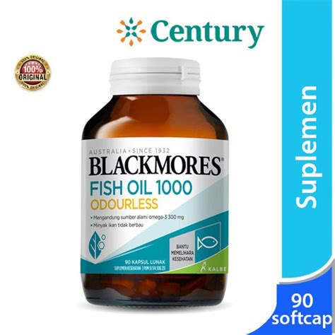 Jual Blackmores Odourless Fish Oil 1000 Mg 90 Kapsulepadhakolesterol