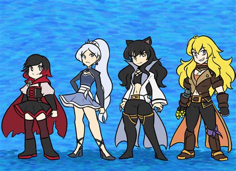 Rwby Team V45 Doodle By Jdandjc On Deviantart