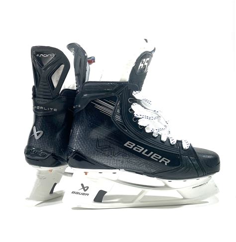 Like New Custom Black Bauer Vapor Hyperlite 2 Pro Stock Skates Size 8