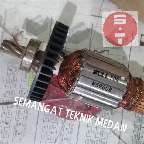 Jual N5900B ARMATURE ANGKER MESIN BELAH CIRCULAR SAW 9 INCHI N5900B N