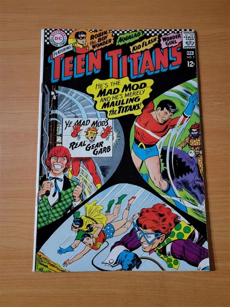 Teen Titans 7 FINE FN 1966 DC Comics Comic Books Silver Age