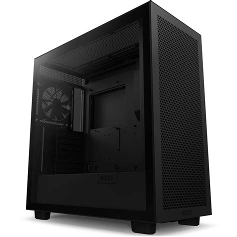 NZXT H7 Flow RGB Mid Tower Case Black CM H71FB R1 B H Photo