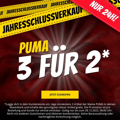 Puma 3 für 2 Aktion bei SportSpar nur für kurze Zeit