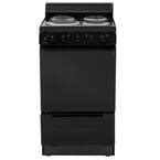 Premier In Cu Ft Electric Range In Black Eak Bp The Home