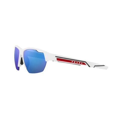 Prada Linea Rossa Ps Ys Aai R Matte White Sunglasses Man