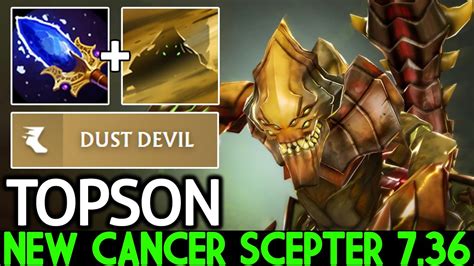 Topson Sand King New Cancer Scepter Patch Very Annoying Dota