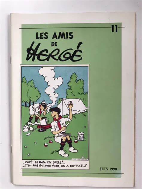 REVUE LES AMIS DE HERGÉ n 11 juin 1990 le courrier joint TBE EUR