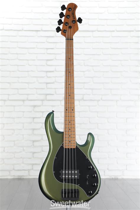 Ernie Ball Music Man Stingray Special 5 H Bass Guitar Emerald Iris Sweetwater Exclusive