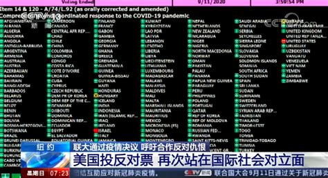 169国赞同，美国反对 新闻频道 和讯网