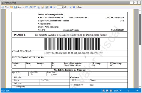 Visualizar MDF E TaxOne MDFe 0 3 5