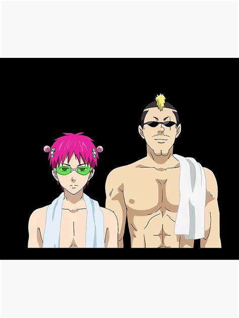 Kusuo Saiki And Riki Nendou The Disastrous Life Of Saiki K Mouse Pad For Sale By