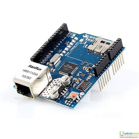 W Ethernet Shield For Arduino Udvabony Electronics Sensors