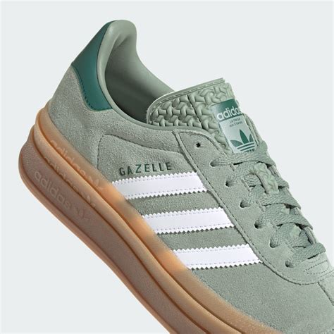 Adidas Gazelle Bold Shoes Green SatelliteStompers Adidas South Africa