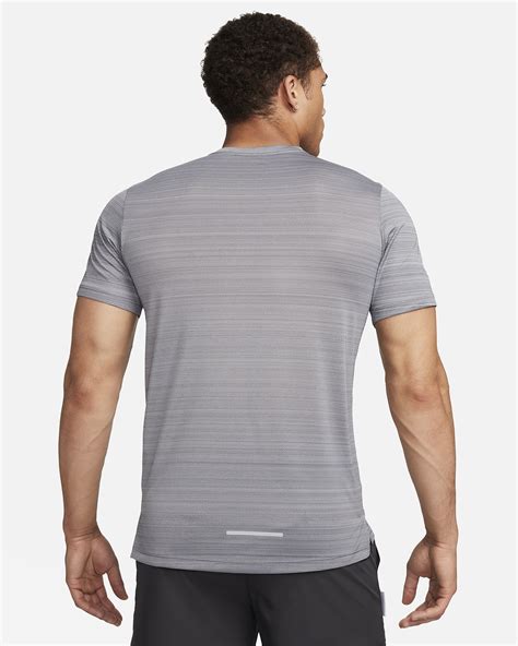 Nike Miler Mens Short Sleeve Running Top Nike Pt