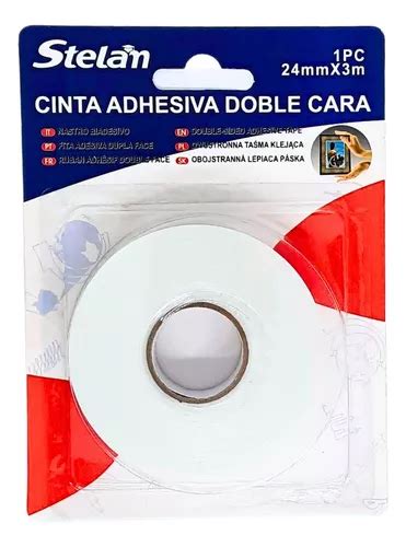 Cinta Doble Contacto 24mm X 3 Metros Cinta Doble Faz Espuma Cuotas