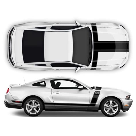 Naklejki Na Paski BOSS 302 Ford Mustang 2012 2014 BOSS 302 Star Sam