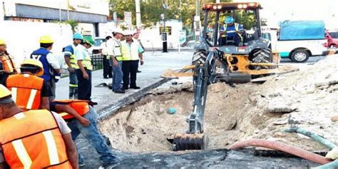 Capa Y AguakÁn Reparan Fuga En La Línea Que Abastece Agua Potable Al