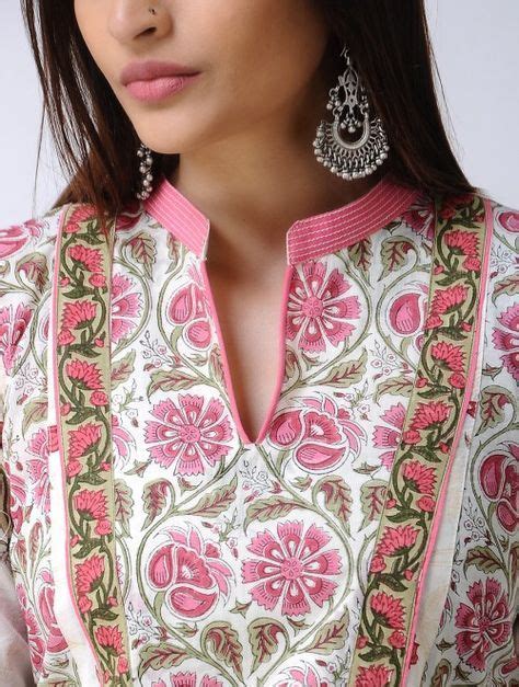 Buy Online At Jaypore Neckline Designs Neck Designs Kurti Neck