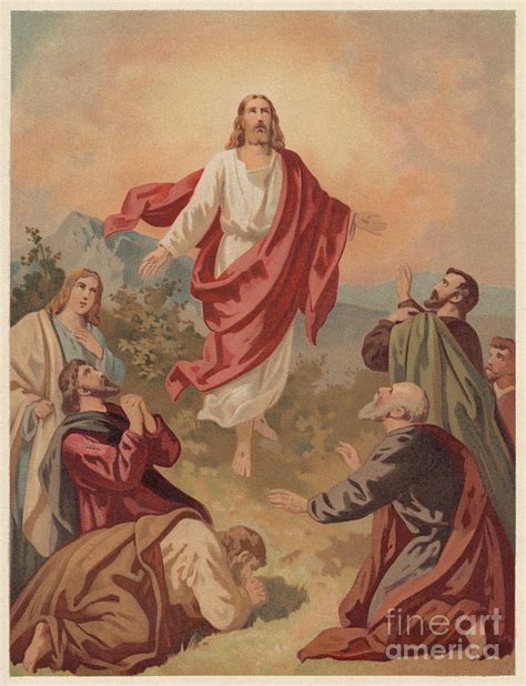 Ascension Of Christ Luke 24 51 By Zu 09