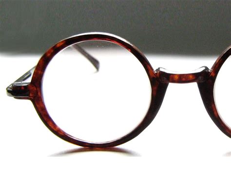 Vintage 80 S Round Tortoise Eyeglass Frames