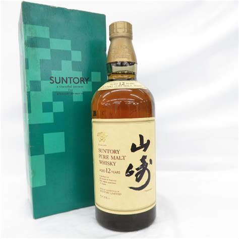 Yahooオークション 【未開栓】suntory サントリー 山崎 12年 ピュア