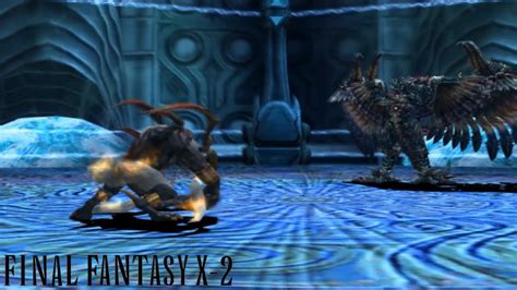 Final Fantasy X 2 Summon Battle Bahamut VS Ifrit YouTube