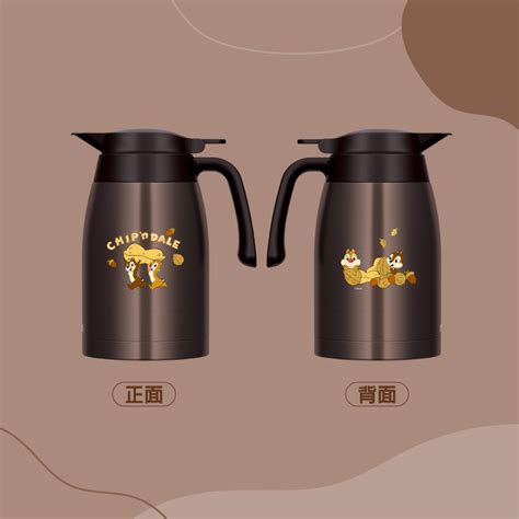 Thermos 杯瓶壺 【thermos膳魔師】不銹鋼真空保溫壺 奇奇蒂蒂限定款 Ttb 1500cad Bw