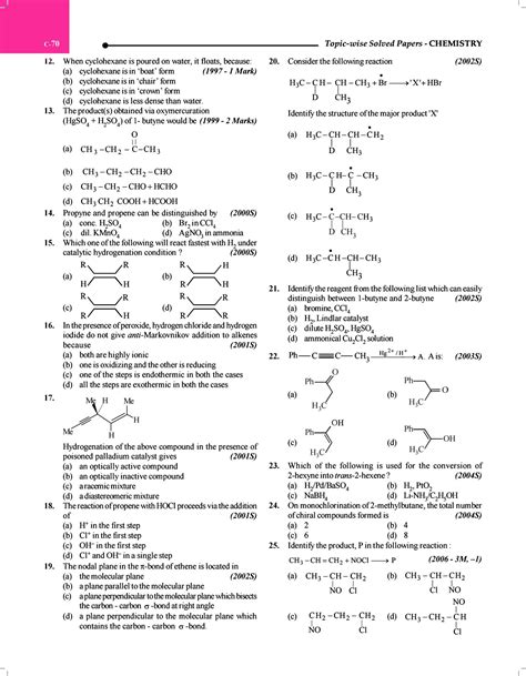 Solution Iit Jee Advanced And Jee Main Hydrocarbons Concepts Clearly