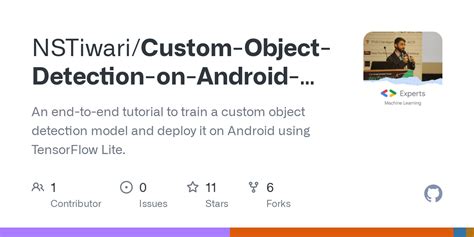 Github Nstiwari Custom Object Detection On Android Using Tf Lite An