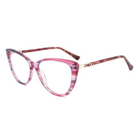 2023 Fashion Women Mix Color Rainbow Eyewear Square Acetate Optical