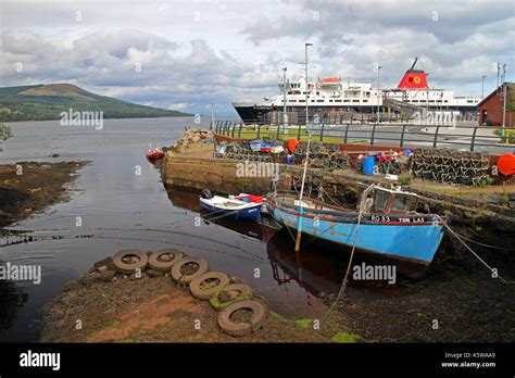 Brodick Harbour Isle Of Arran Stock Photo Alamy