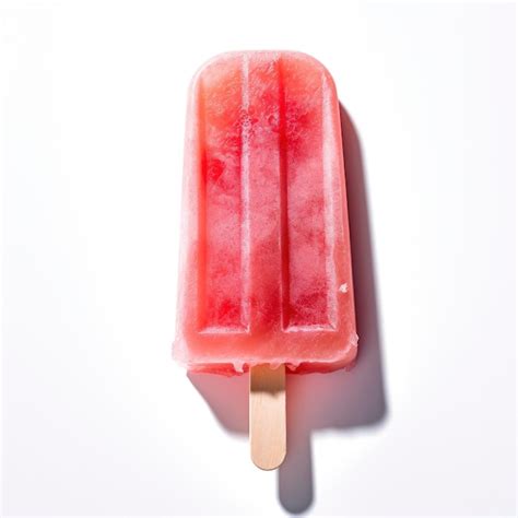 Una Paleta Con Sabor A Fresa Foto Premium