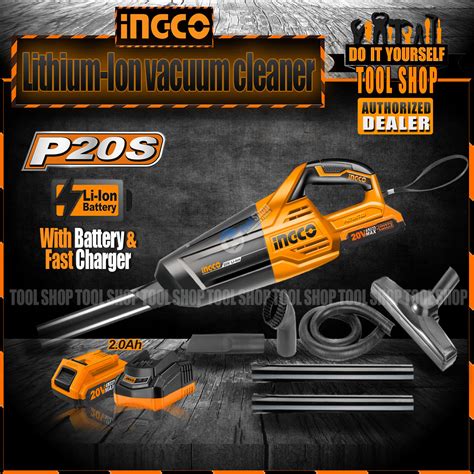 INGCO By Winland Cordless Lithium Ion Vacuum Cleaner CVLI2001 Vacuum