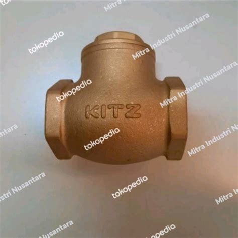 Jual Swing Check Valve Klep Tabok Kuningan Kitz Original 12 Inchi