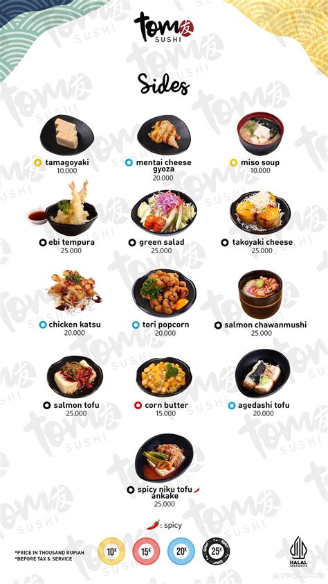 Selalu Diperbarui Menu Tom Sushi Thamrin