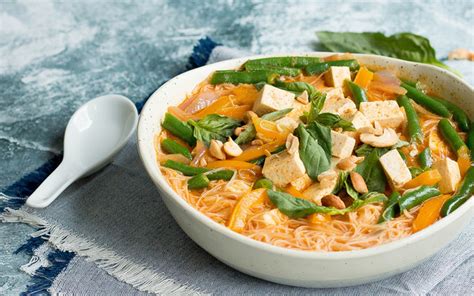 Red Curry Noodle Soup [vegan] One Green Planet