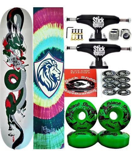 Skate Black Sheep Abec Profissional Montado At Kg Or