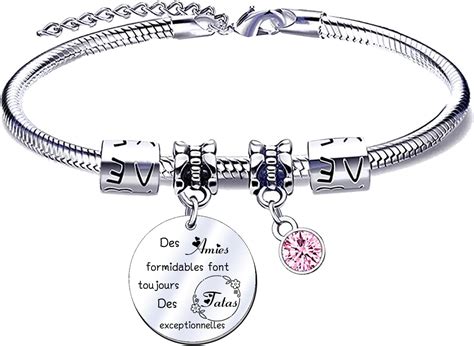 JRZDFXS Bracelets Amies Formidables Tatas Exceptionnelles Bracelets