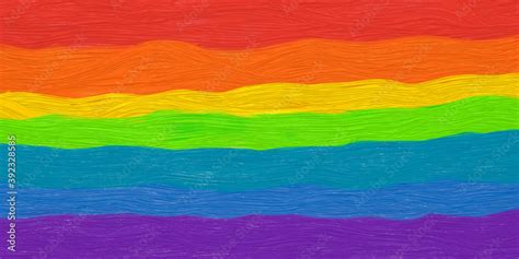 Lgbtq Culture Concept Art Drawing Rainbow Colors Of The Lgbt Flag A