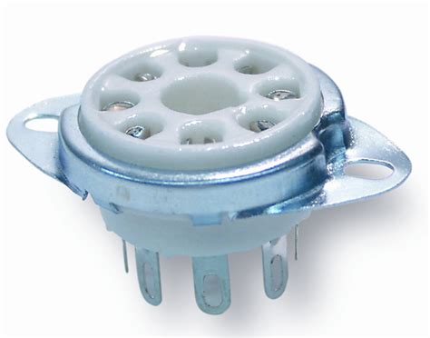 Ceramic 8 Pin Octal Valve Socket