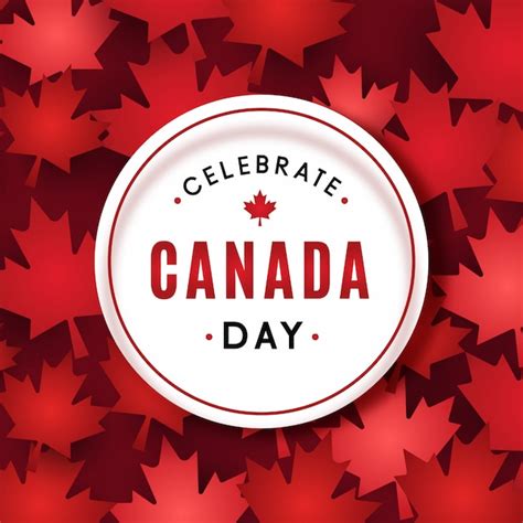 Premium Vector Celebrate Canada Day Vector Template Design