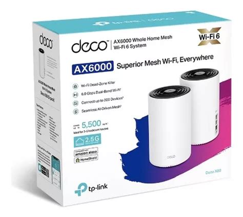 Sistema Wifi Mesh Tp Link Deco X Ax Wifi Dual Band Color Blanco