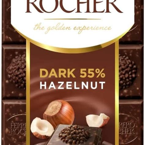 FERRERO ROCHER BAR HAZELNUT DARK 90GR