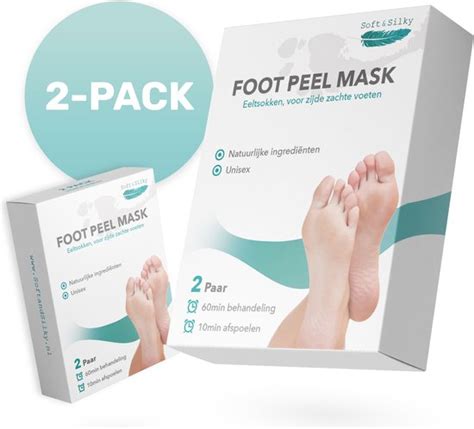 Soft Silky Eeltsokken 2 Pack Foot Peel Mask Eeltverwijderaar