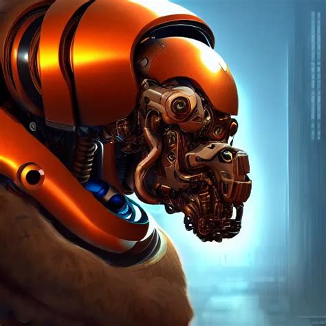 Cyborg Human Mammoth Chimera Sci Fi Gritty Stable Diffusion