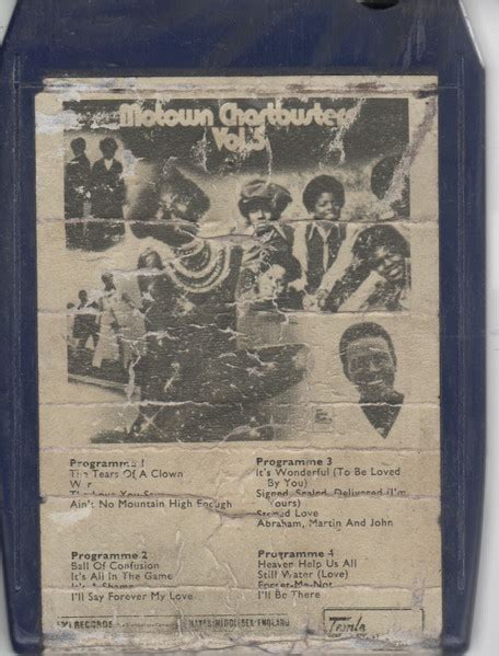 Motown Chartbusters Vol 5 8 Track Cartridge Discogs