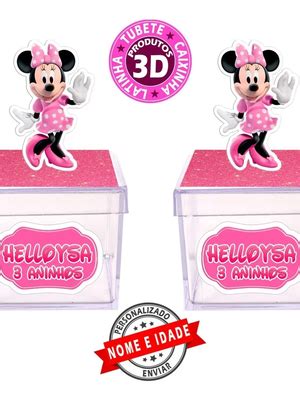 20 Caixinhas Personalizadas Minnie Rosa Compre Produtos