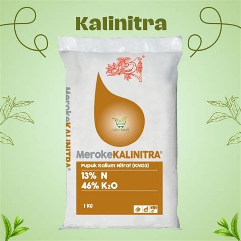 Jual Pupuk Meroke Kalinitra Hidroponik Kg Kemasan Pabrik Shopee