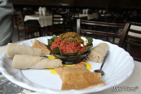 Ethiopian kitfo, raw beef that will melt in your mouth