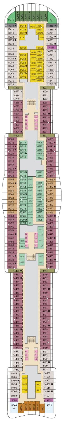 Carnival Celebration deck plans - Cruiseline.com